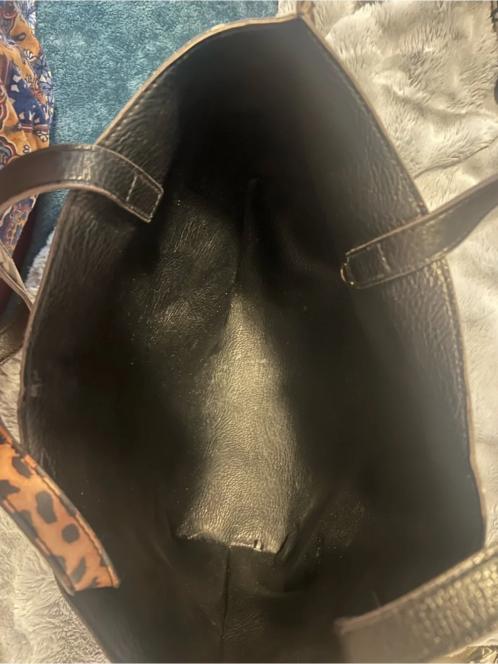 Leopard Print Tote Bag in Brown and Black — Fashionable Everyday Carry